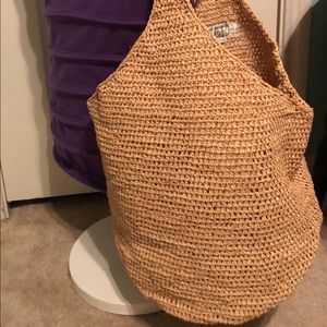 Helen Kaminski Raffia Bucket Bag